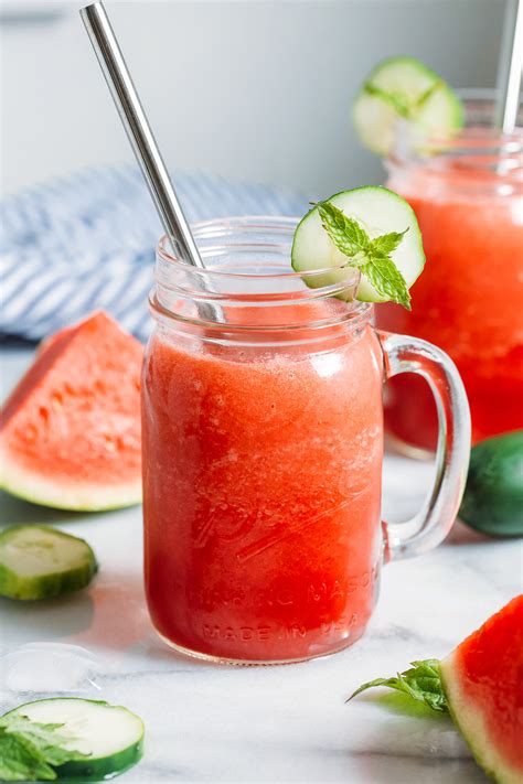 Refreshing Minty Watermelon Smoothie